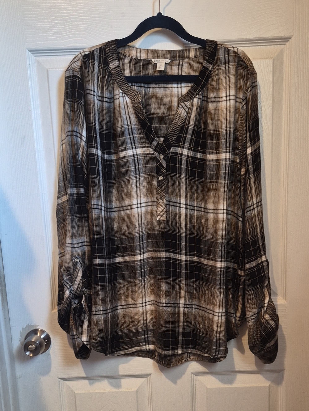 Women's Plaid Blouse